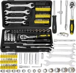 Wmc Tools įrankių rinkinys 1/4" galvutės, terk&scaron;liniai raktai, atsuktuvai, reketas 62 el