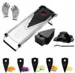 V tipo daržovių pjaustyklė, tarka, mandolina 5in1