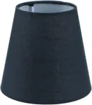 Lempos gaubtas E14/e27, modernus, juodas, &Oslash;13 cm