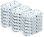 Amazon Brand - Mama Bear itin jautrios kūdikių servetėlės, bekvapės, 1008 vnt. (18 pakuočių po 60)