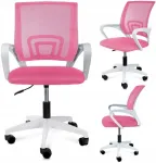 Traden Ergonomi&scaron;kas biuro kėdė Alex rožinė-balta rožinė