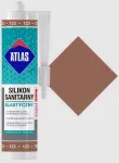 Sanitarinis elastingas silikonas 123 &scaron;viesiai rudas 280ml Atlas