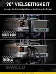 Ezdiy-fab Pcie 5.1 12vhpwr 16-pin Kampinis Adapteris Gpu