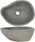 Praustuvas, (37-46)x(29-36)cm, upės akmuo, ovalo formos