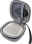 Automagnetola Aenllosi kietas dėklas, skirtas Bose Soundlink Micro Bluetooth garsiakalbiui, tik dėklas (pilkai baltas)