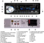 Automagnetola Automobilinis radijas su bluetooth