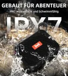 Kompiuterio kolonėlės Bluetooth muzikos grotuvas su ritmo sinchronizavimo &scaron;viesa, ipx7 atsparus vandeniui, garsus stereo garsas namams/vakarėliams/lauke/paplūdimyje, dovana gimtadienio proga