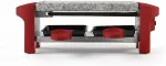 Sumu&scaron;tinių keptuvas Doc156rc Raclette keptuvė 2 asmenims, 350 W, raudona