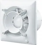 Sieninis lubinis ventiliatorius Ventika Supreme Wc Timer &Oslash;100mm su atbuliniu vožtuvu