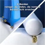 Oral-b Pro Sensitive Clean elektrinių dantų &scaron;epetėlių galvutės, 12 vnt. pakuotė, &scaron;velnus dantų valymas, X formos &scaron;ereliai, originalus Oral-b dantų &scaron;epetėlių priedas, supakuota į pa&scaron;to dėžutę