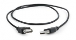 GEMBIRD CC-USB2-AMAF-75CM/300-BK USB 2.0 A - A-lizdas 75cm laidas Juodas