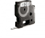 DYMO S0720780 D1 Juostelė 6mm x 7m (balta / juodas &scaron;ifras)