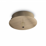 Pakabinamas &scaron;viestuvas Ideal Lux rosone metallo 1 luce ottone brunito