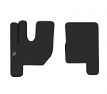 Kilimėliai ARS Renault GAMA T 2014+ 2p - Dangos tipas 1061 - juoda /apsiūta siūlais