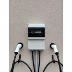 Krovimo stotelė 3 Fazės, 22 kW su 2 vnt Type 2 laidais 5m ilgio