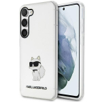 Samsung Galaxy S23 Plus Karl Lagerfeld dėklas Ikonik Choupette (KLHCS23MHNCHTCT) skaidrus
