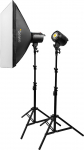 Beiwe TVINIT S100W Kit kahden valon studiosetti