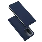 Dux Ducis Skin Pro Xiaomi Redmi 11A / Poco C55 / Redmi 12C atverčiamas Card Wallet su stoveliu dėklas telefonui mėlynos spalvos