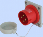Elektromet Tiesios raudonos materijos ki&scaron;tukas 16A 400V IP44 (922031)