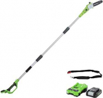 Grandininis pjūklas Auk&scaron;tapjovė Greenworks G24PS20K2; 24 V; 1x2,0 Ah akum.