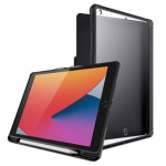 ITSKINS HYBRID SOLID FOLIO dėklas, skirtas iPad 10.2" 2021 (9-osios kartos)&reg;. Juodas