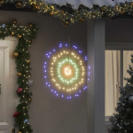 Kalėdinis &scaron;viestuvas fejerverkas, 140 spalvotų LED, 17cm