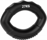 Silikoninė rankena rankų reabilitacijai, 0 - 27 kg, juoda, REBEL ACTIVE