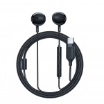 Acefast L2 į ausis įki&scaron;amos ausinės su USB-C jungtimi, mikrofonas ir nuotolinis valdymas 1.2 m - juodos spalvos