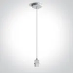 20W pakabinamas &scaron;viestuvas, baltas, E27, 63126/W