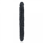 Realrock By Shots RealRock Slim Double Ended Model 30.5 cm Juodas - Flexible Intimate Toy