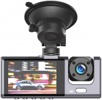 XO registratorius XJ03 front rear recorder FullHD juodos spalvos
