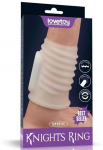 LOVETOY vibruojantis spiralinis riterių žiedas (Baltas) I