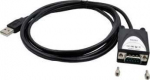 USB kabelis Exsys EX-1311-2 USB 2.0 į 1 x nuoseklųjį RS-232 kabelį, 1,8 m, su 9 kontaktų jungtimi, LED ekranu