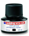 Tu&scaron;as permanentiniams žymekliams Edding MKT25, 25ml, juodos spalvos