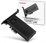 Axagon PCEM2-DC PCI-E x4 į M.2 NVMe adapteris su au&scaron;inimu