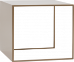 Customform Kavos stalas, 2WALL METAL 50, 0.5x0.5x0.45 m, Auksinis
