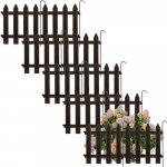 Palisade sodo tvora, ruda apvada, komplekte 10 vnt. 30x30 cm