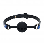 Ouch By Shots Florence Collection - Silicone Ball Gag - Mėlyna