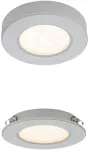 3W LED įleidžiamas/pavir&scaron;inis &scaron;viestuvas MT 142 LED, sidabro sp., 4000K
