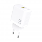 Dudao A23 2.4A USB-A įkroviklis - baltos spalvos