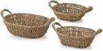 Affek Design AMPARO 3 KREP&Scaron;IŲ RINKINYS Ovalus30x23x9/27x20x8/24x17x7cm žolė