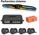 Parkavimo sistema su 4 davikliais