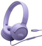 Ausinės JBL T520C USB-C, Violetinės