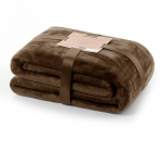 Domoletti PLAID BLANK ILGŲ PLAUKŲ SALĖ COL5 RUDAI 130X180
