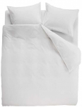 Ambiante Patalynės komplektas Cotton Uni Baltas Pagalvės matmenys - 50x70 cm, Antklodės matmenys - 240x220 cm