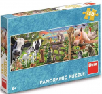 Dėlionė puzzle dino panorama 150 pcs farm