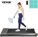 Pavaik&scaron;čiojimo Takelis po Stalu, Sulankstomas Bėgimo Takelis su Nuotolinio Valdymo Pultu, 1-6 km/h Greitis, Pilkas, Be Turėklų, Kompakti&scaron;kas, Ne&scaron;iojamas, Treniruoklis Namams