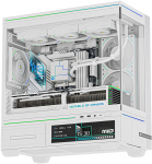 Thermalright TL-M10 Vision PC Case, Mini Case, mATX, RGB, Tempered Glass - baltas