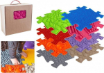 Dėlionė Askato Mata Sensoryczna Ortopedyczna Rinkinys 8w1 Medium 8 Puzzli Sensoryka Muffik / Mfk-020-01