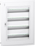 Schneider LVSXP424 PrismaSeT XS 3x24 PSXS-4-24-PT-P skirstomieji įrenginiai, įleidžiami į žemę, skaidrios durys, IP40 IK09 LVSXP424
